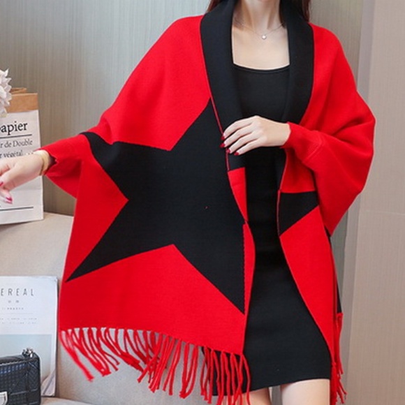 DOUBLE SIDED BLACK/RED WRAP - Picture 3 of 5